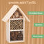 Nobleza - Hotel de Insectos, Casa para Insectos en Madera Natural para Abejas, Observatorio de Insectos, Madera  L - 26*10.5*30.5CM(1), , large indicador imagen numero 8