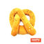 Tootoy! Comfort Baked Pretzel Cuddler peluche con sonido para perros, , large indicador imagen numero 1