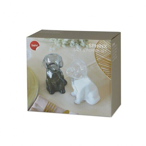 Balvi set sal & pimienta Sphinx forma perro, , large Imagen numero 2