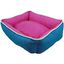Cama Cuna Cuadrada Bicolor Reversible T2 55x45  Turquesa/Rosa, , large indicador imagen numero 1