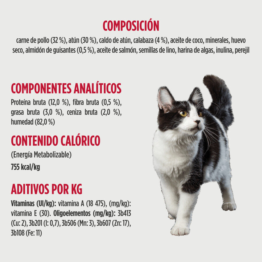 170 g Nulo Minced Pollo y Tuna con Calabaza Lata para gatos, , large Imagen numero 3