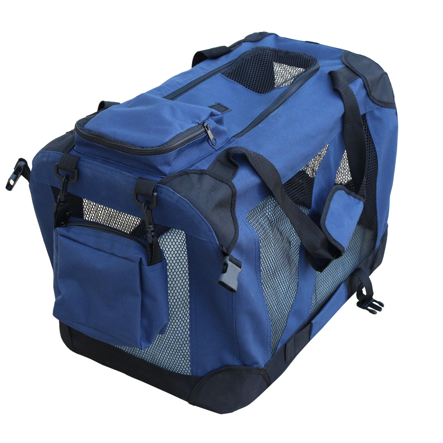 Transportin para perros plegable Yatek de entradas laterales y superiores con alta visibilidad, confort y seguridad para tu mascota, talla XXL (91,4 x 63,5 x 63,5 cm), , large Imagen numero 6