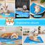 Nobleza Alfombrilla Refrescante para Mascotas &ndash; Estampado, Gel Auto-refrigerante No T&oacute;xico &ndash; Ideal para Perros y Gatos en Verano &ndash; Tama&ntilde;o: 70x110 cm &ndash; Azul, , large indicador imagen numero 5
