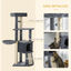 PawHut Árbol para Gatos Gris, , large indicador imagen numero 5