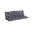 Outsunny Cojín para Banco con Respaldo 150x98x8 cm Colchón de Banco de 3 Plazas con 6 Cordones de Fijación para Jardín Terraza Balcón Exterior Gris, , large indicador imagen numero 1