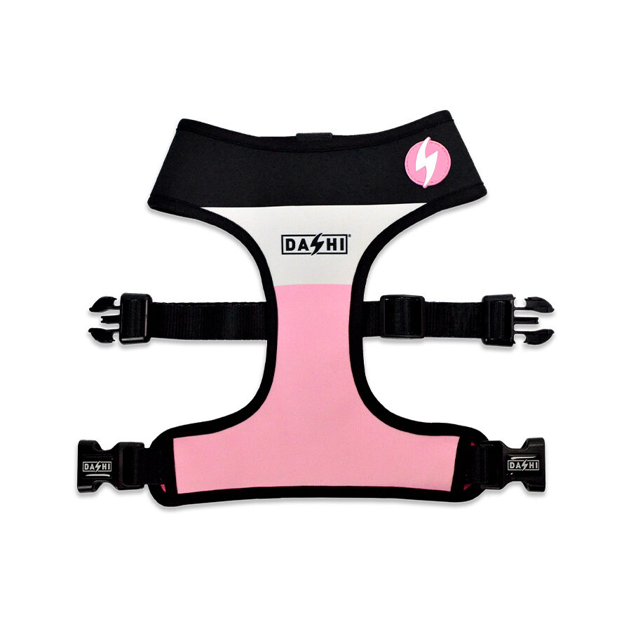 Dashi neo mesh stripes arn&eacute;s rosa y negro para perros, , large Imagen numero 1