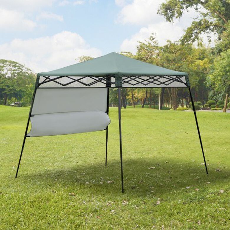Carpa plegable y ajustable para el jardín color Verde thumbnail
