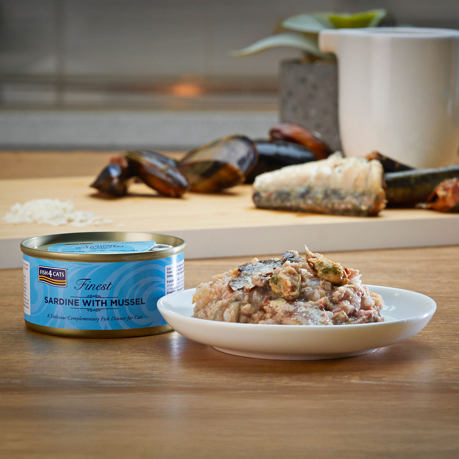 Fish4Cats Filete para gato &ndash; Sardina con mejill&oacute;n 70 g (pack de 10), , large Imagen numero 3