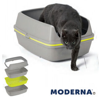 Moderna MP Arenero Bandeja con Rejilla Lift to Sift para gatos