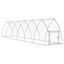 vidaXL Jaula para gallinas acero galvanizado plateado 600x105x120 cm, , large indicador imagen numero 1