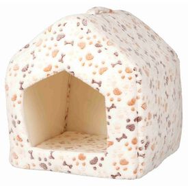 Trixie Lingo Cama Cueva Blanca con Beige para perros