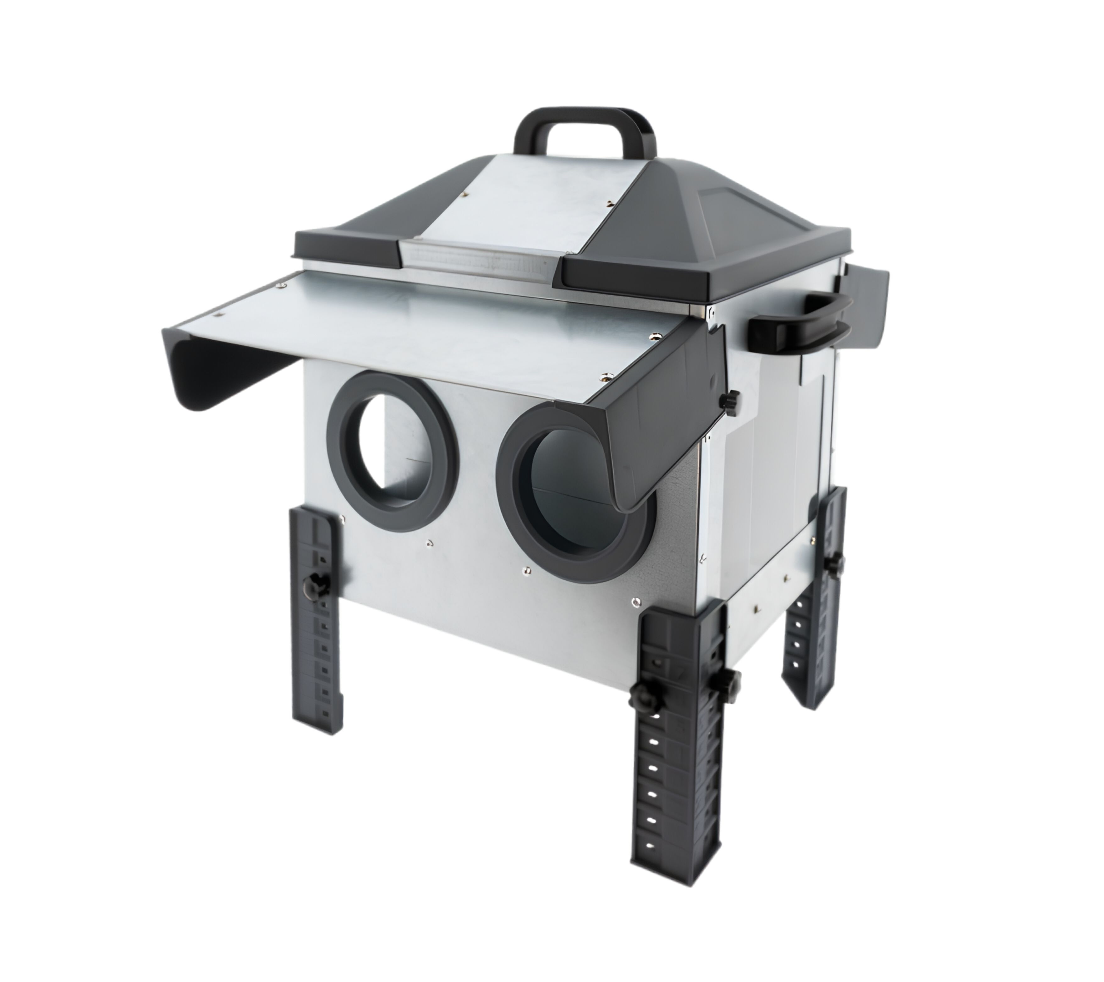 Comedero para Gallinas Robust&reg; | Tolva Antidesperdicio de Acero Galvanizado para Exterior | Altura Regulable | para Gallinas, Patos y Gansos | 16kg, , large Imagen numero 7
