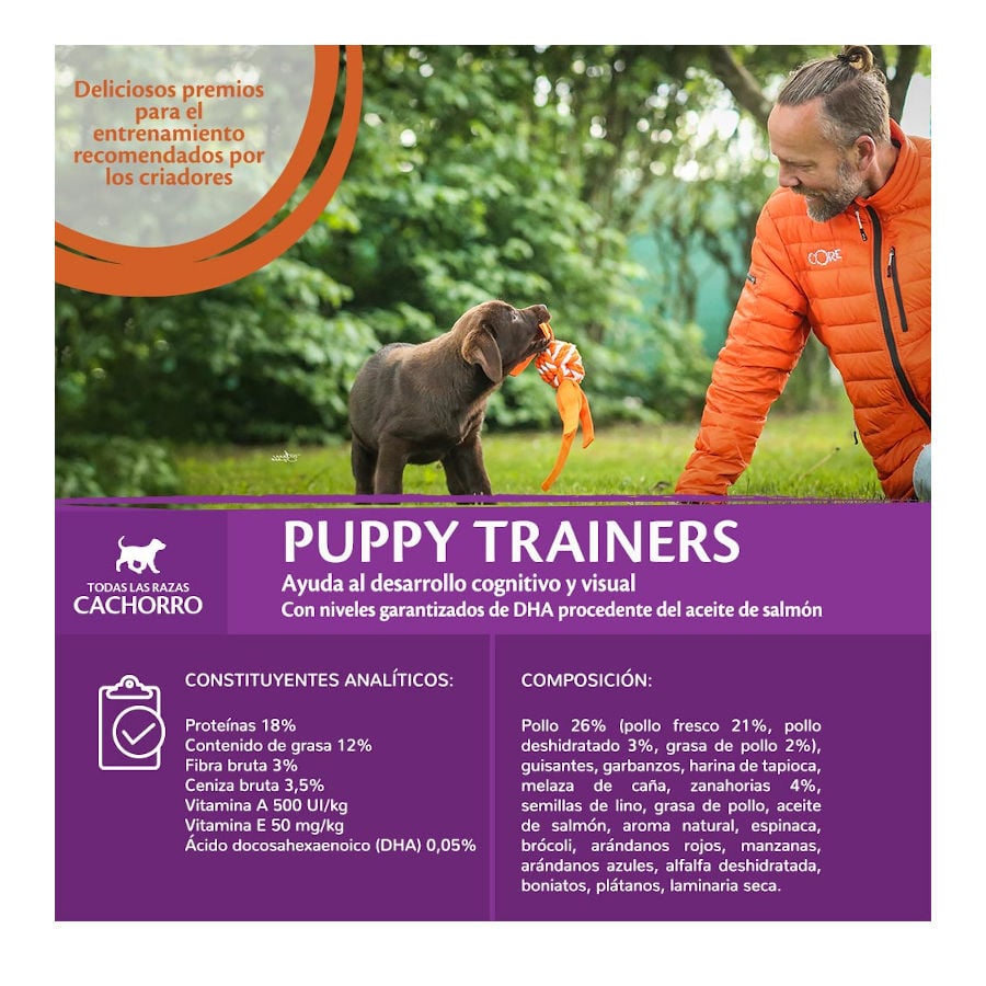 Wellness Core Bocaditos Puppy Trainers Pollo para perros thumbnail