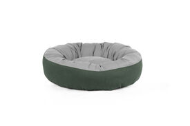 Gauty Cama Redonda Tela de sarga  Verde y gris para Perros y Gatos 