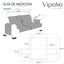 Vipalia cubre sofás círculos gris para mascotas, , large indicador imagen numero 6