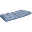 Outsunny Coj&iacute;n para Banco de 2 Plazas 110x48x8 cm Coj&iacute;n Rectangular para Interiores y Exteriores Lavable con 8 Puntadas y Asiento C&oacute;modo para Sillas Sof&aacute;s Azul, , large indicador imagen numero 1