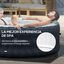 Outsunny Spa Hinchable Redondo para 4 Personas 950L Bañera de Hidromasaje Hinchable para Exteriores Ø195x68 cm con 108 Chorros de Masaje Control Remoto y Funda Protectora Azul, , large indicador imagen numero 4