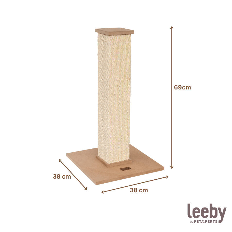 Leeby Vida rascador de sisal cuadrado para gatos, , large Imagen numero 4