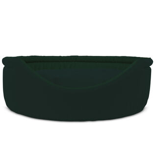 Gauty Cama Redonda Tela de sarga verde para Perros y Gatos