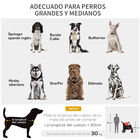 PawHut Cochecito para Perros Plegable Carrito para Mascotas con Ventanas de Malla Correas de Seguridad Bolsillos de Almacenamiento Carga 40 kg 112x65x100 cm Rojo, , large image number null