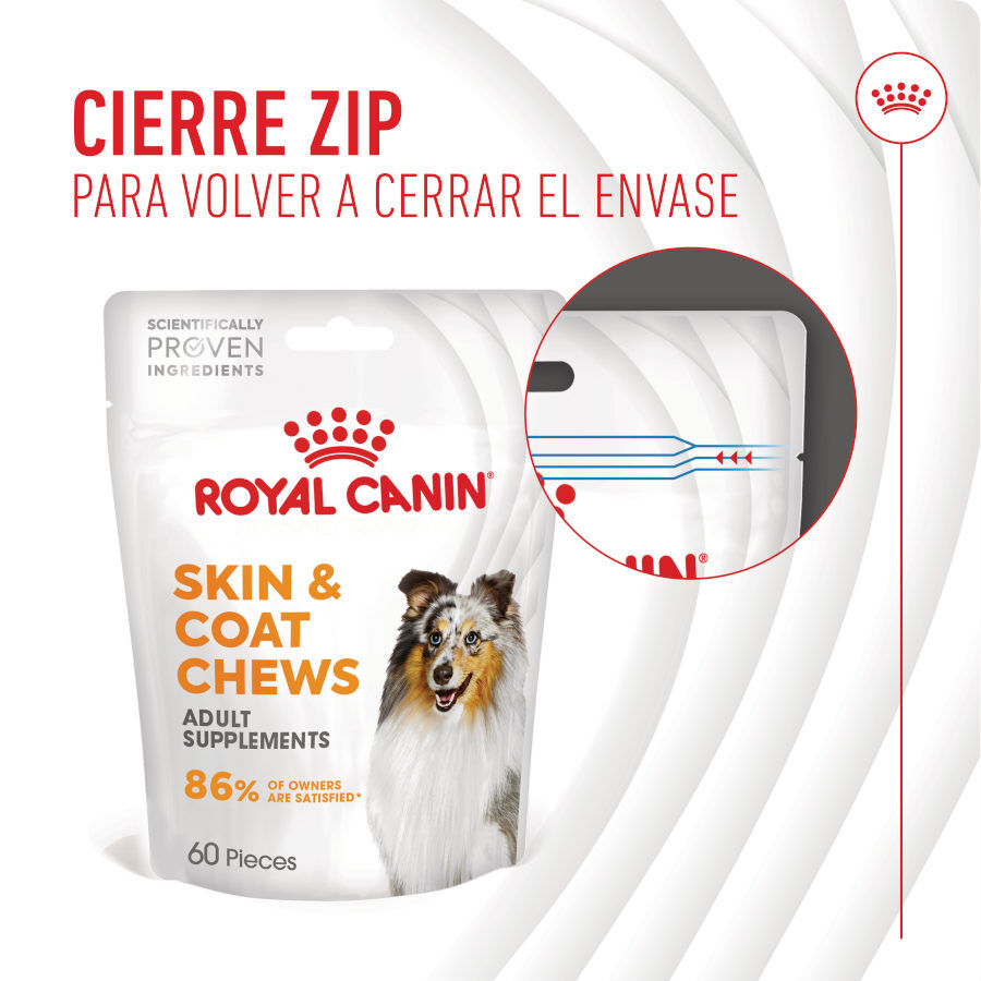 Royal Canin Skin &amp; Coat Chews Adult Suplemento nutricional para perros thumbnail
