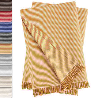Vipalia Pack de 2 Plaid Paul Colchas Multiusos 180 x 260 cm Caramelo