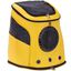 Mochila para transporte de mascotas gato y perro Transportin de imitación a piel, Color negro, , large indicador imagen numero 1