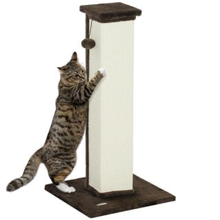 PawHut Rascador para Gatos Marrón