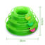 Nobleza - Juguete para Gatos, Juguetes Interactivo con Dise&ntilde;o de Torre con 3 Pelotas de 3 Niveles, Torre Interactiva Gato（25 x 12.5cm）, , large indicador imagen numero 2