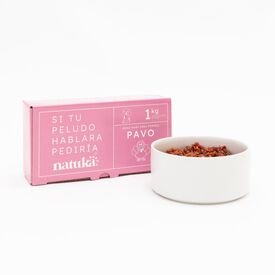 Natuka Snack Natural Menu Barf Pavo para perros.