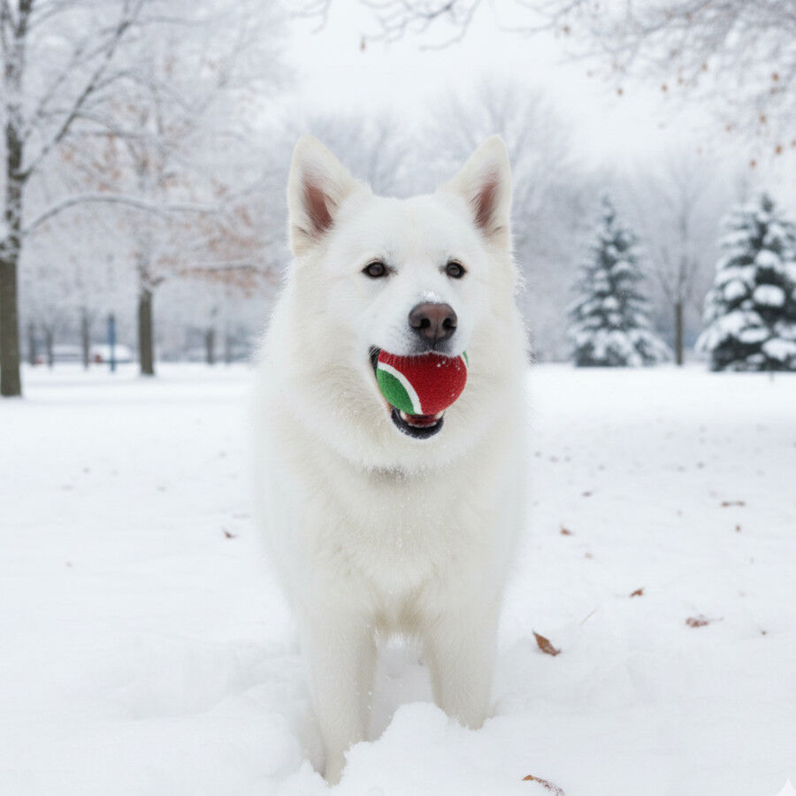 Wonder Christmas Pelotas de Tenis Navide&ntilde;as para perros, , large Imagen numero 3