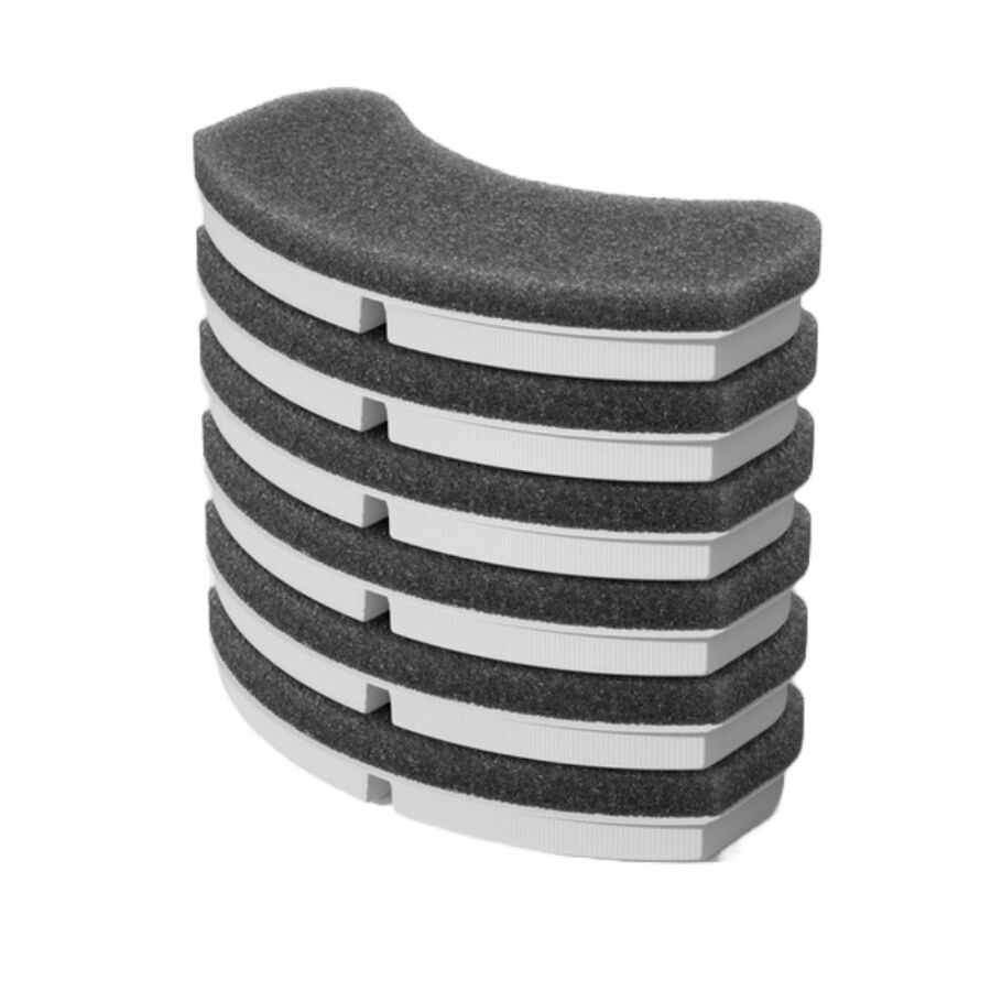 Komypets 6 filtros de repuesto para fuente para gatos