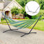 Outsunny Soporte Ajustable negro de hamacas para jardín, , large indicador imagen numero 2