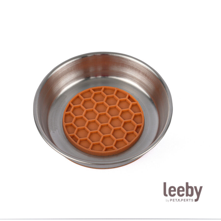 Leeby Comedero Antivoracidad de Acero Inoxidable para gatos, , large Imagen numero 2