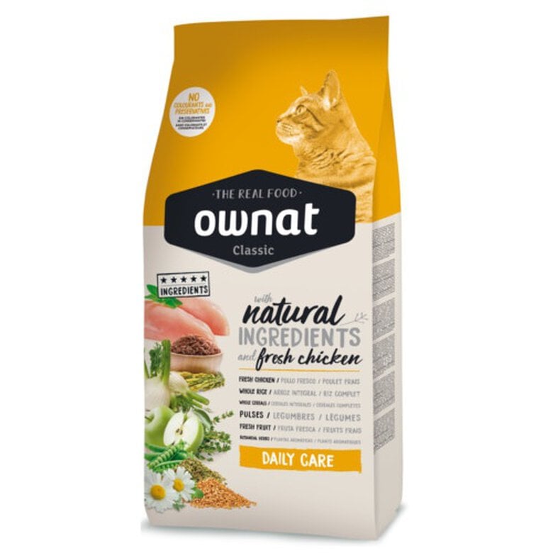 15 kg Ownat Classic Daily Care pienso para gatos