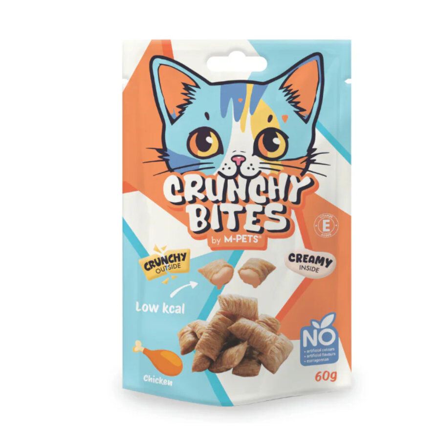 60 g M-Pets Pollo snack crujiente para gatos, , large Imagen numero 1