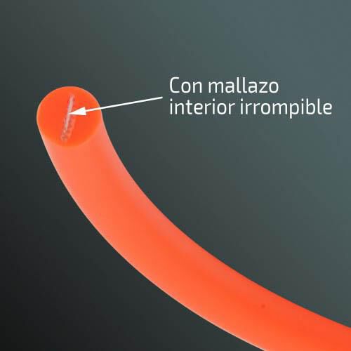 Tra&iacute;lla redonda Poliuretano IB&Aacute;&Ntilde;EZ 1CM X 10M NARANJA FOSFORITO, , large Imagen numero 3