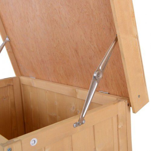 Cobertizo de madera Outsunny para jardín color Marrón thumbnail