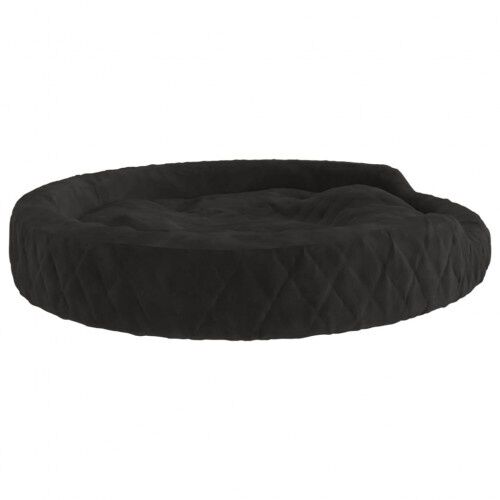 Vidaxl cama redonda acolchada negra para perros, , large Imagen numero 5