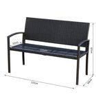 Banco de jardin Outsunny 2 Plazas color Acero, , large image number null