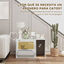 PawHut Mueble para Arenero Blanco, , large indicador imagen numero 5