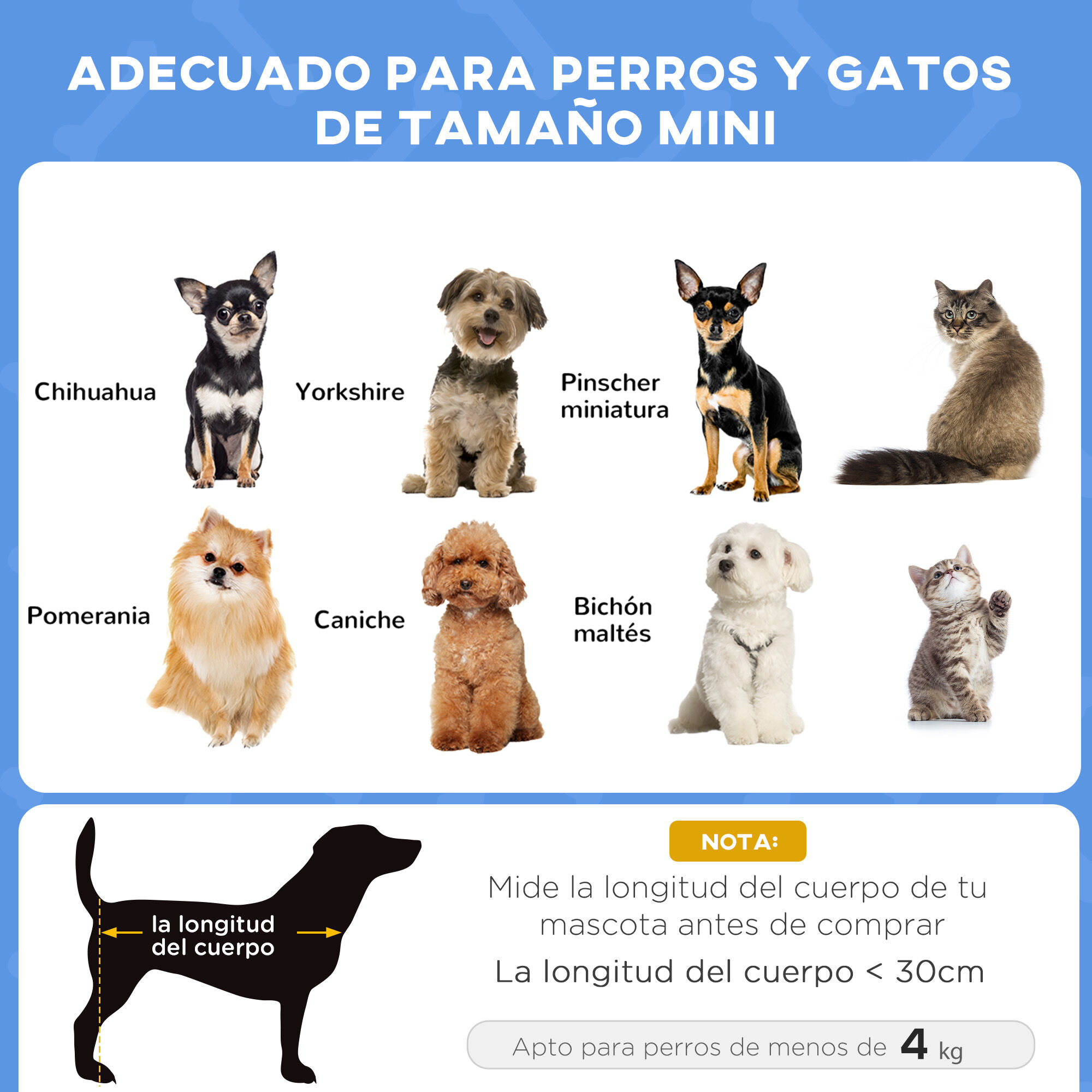 PawHut Cama para Perros Gris, , large Imagen numero 4