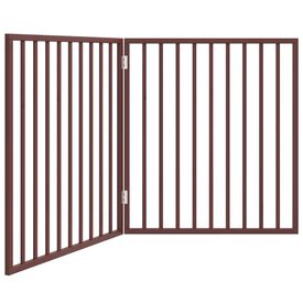 VidaXL Puerta Pegable Madera para Perros