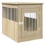 vidaXL Jaula para perros madera de ingeniería roble Sonoma 55x80x68 cm, , large indicador imagen numero 6