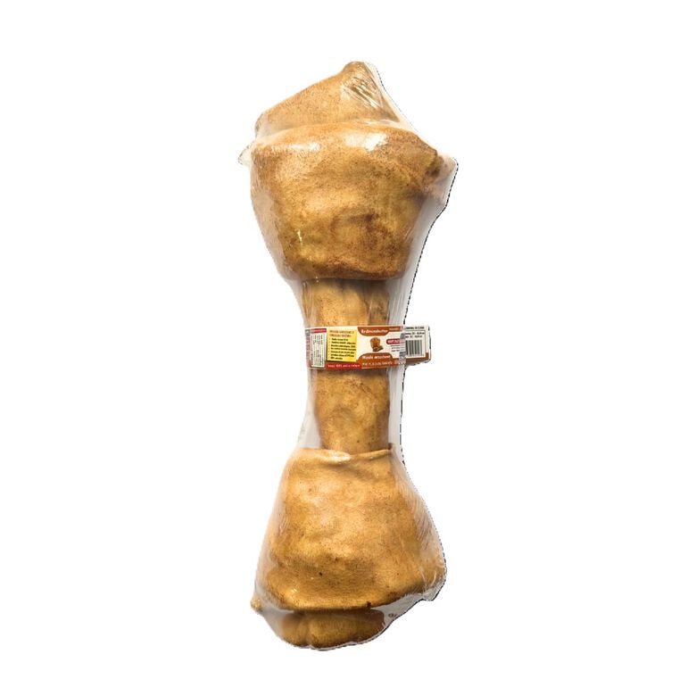 Lifebound Hueso masticable de cuero de ternera, lote de 4, 40 cm thumbnail