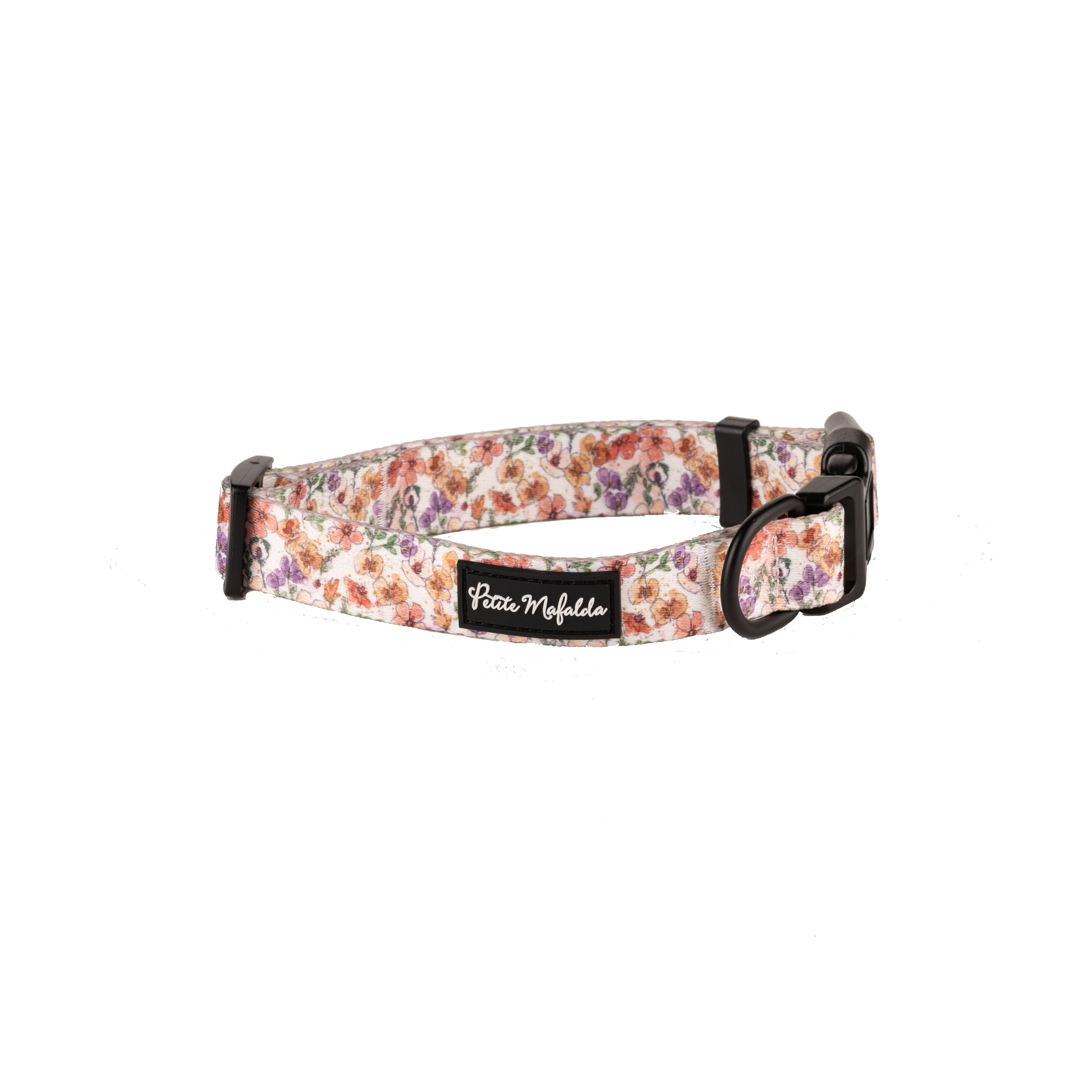 Petite Mafalda Collar Estampado Flores rosas para perros, , large Imagen numero 1