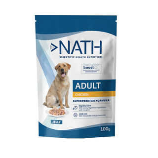 Nath Adult Pollo en Gelatina sobre para perros