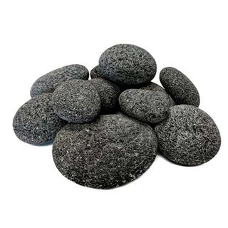 My Shrimp House Roca Lava Pebble Negra para acuarios
