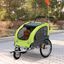 Remolque de bicicleta PawHut para perros color Verde/Negro, , large indicador imagen numero 2