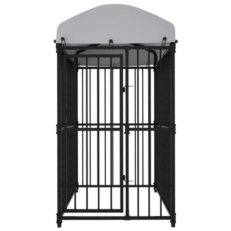 Perrera cubierta de acero color Negro thumbnail